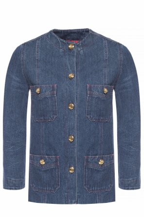 Gg-buttoned denim jacket, zdjęcie 1 Gg-buttoned denim jacket od Gucci